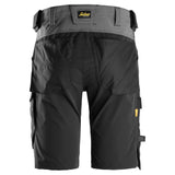 Snickers 6173 AllroundWork 4-Way stretch shorts - Steelgrey/Black