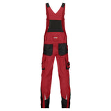 Dassy Voltic bretelbroek - Rood/Zwart