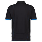 Dassy Orbital polo - Zwart/Azuurblauw