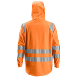 Snickers 8233 Regenjack PU High Visibility Klasse 3 - 5500 Orange