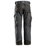 Snickers 6314 Canvas+ Werkbroek+ RuffWork - Steelgrey/Black