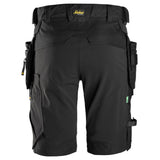 Snickers 6172 FlexiWork shorts holsterzakken - Black