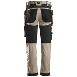 Snickers 6241 AllroundWork stretch werkbroek holsterzakken - Khaki/Black