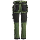 Snickers 6241 AllroundWork stretch werkbroek holsterzakken - Khakigreen/Black