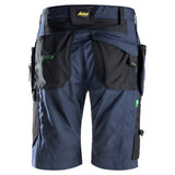 Snickers 6904 FlexiWork shorts holsterzakken - Navy/Black