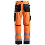 Snickers 6331 AllroundWork HighVis werkbroek - HighVisOrange/Steelgrey