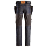 Snickers 6955 Denim Werkbroek+ FlexiWork - Denim/Black