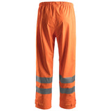 Snickers 8243 Regenbroek PU High Visibility - 5500 Oranje