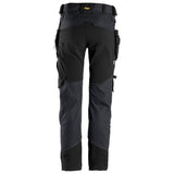 Snickers 6972 FlexiWork werkbroek holsterzakken - Steelgrey/Black