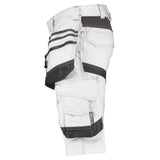Dassy Trix stretch shorts - Wit/Antracietgrijs