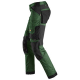 Snickers 6341 AllroundWork stretch werkbroek - Forestgreen/Black