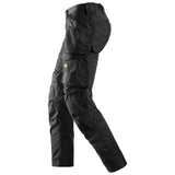 Snickers 6241 AllroundWork stretch werkbroek holsterzakken - Black/Black