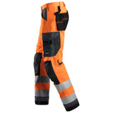 Snickers 6331 AllroundWork HighVis werkbroek - HighVisOrange/Steelgrey