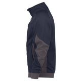 Dassy Velox sweater met rits - Nachtblauw/Antracietgrijs