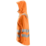 Snickers 8233 Regenjack PU High Visibility Klasse 3 - 5500 Orange