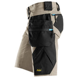 Snickers 6108 LiteWork shorts holsterzakken - Khaki/Black