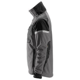 Snickers 8005 AllroundWork Windproof Fleecejack - SteelGrey/Black