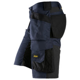 Snickers 6151 AllroundWork stretch loose fit shorts holsterzakken - Navy/Black