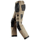 Snickers 6224 AllroundWork Canvas+ werkbroek holsterzakken - Khaki/Black