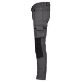Dassy Impax stretch werkbroek - Antraciergrijs/Zwart