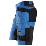 Snickers 6151 AllroundWork stretch loose fit shorts holsterzakken - Trueblue/Black