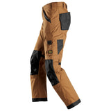 Snickers 6324 Canvas+ werkbroek - Brown/Black