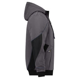 Dassy Pulse sweatshirt jas - Antracietgrijs/Zwart