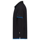 Dassy Orbital polo - Zwart/Azuurblauw