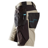 Snickers 6110 LiteWork 37.5 shorts holsterzakken - Khaki/Black
