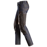 Snickers 6956 Denim Werkbroek+ FlexiWork - Denim/Black