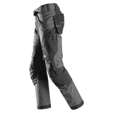 Snickers 6903 Werkbroek+ FlexiWork - Steelgrey/Black