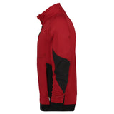Dassy Velox sweater met rits - Rood/Zwart