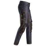 Snickers 6956 Denim Werkbroek+ FlexiWork - Denim/Black