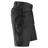 Snickers 3014 canvas+ shorts - Black