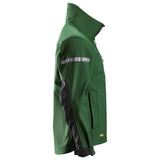 Snickers 1200 AllroundWork Softshelljack - ForestGreen/Black