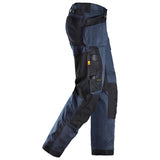 Snickers 6251 AllroundWork stretch loose fit Werkbroek+  holsterzakken - Navy /Black