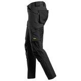 Snickers 6371 AllroundWork full stretch werkbroek - Black/Black