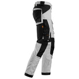 Snickers 6341 AllroundWork stretch werkbroek - White/Black