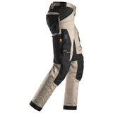 Snickers 6341 AllroundWork stretch werkbroek - Khaki/Black