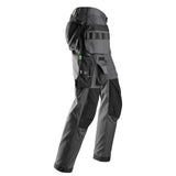 Snickers 6923 Vloerleggersbroek+ FlexiWork - Steelgrey/Black