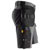 Snickers 6175 AllroundWork 4-Way stretch shorts holsterzakken - Steelgrey/Black