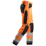 Snickers 6331 AllroundWork HighVis werkbroek - HighVisOrange/Steelgrey