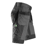 Snickers 6904 FlexiWork shorts holsterzakken - Steelgrey/Black