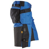 Snickers 6151 AllroundWork stretch loose fit shorts holsterzakken - Trueblue/Black
