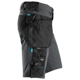 Snickers 6108 LiteWork shorts holsterzakken - Steelgrey/Black