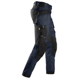Snickers 6241 AllroundWork stretch werkbroek holsterzakken - Navy/Black