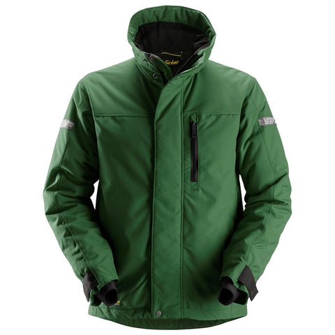 Snickers 1100 AllroundWork Isolerend Jack - ForestGreen/Black