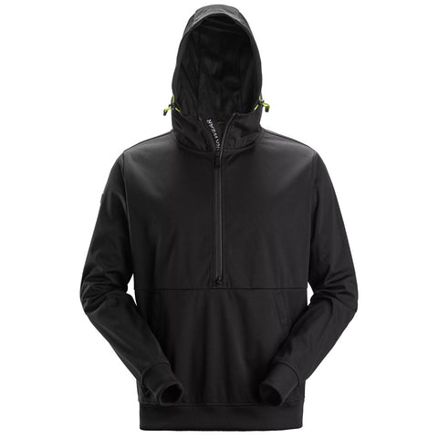 Snickers 8400 FlexiWork Windblocker Stretch Hoodie - Black