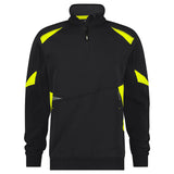 Dassy Aratu Sweater Zwart/Fluogeel
