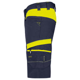 Dassy Manilla Werkshort Nachtblauw/Fluogeel